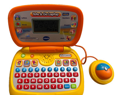 VTech Tote-And-Go Laptop Plus Preschool Learning System With Mouse - Working 