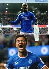 Rangers  ex players FOUR 7in x 5in photo/prints