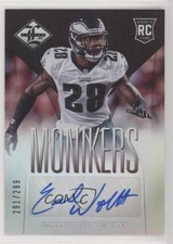 2013 Panini Limited Phenoms Monikers Silver 291/299 Earl Wolff #184 Auto 5p5