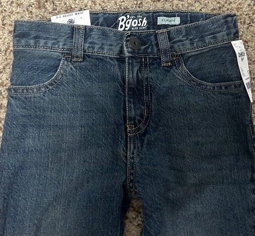 OshKosh B'gosh Boys Blue Jeans 4 Pocket - Size 5T - Brand New With Tags - E98 - Picture 2 of 5