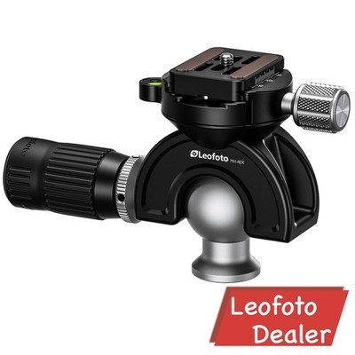 Leofoto MH-40X Arca Clamp Dynamic Ball Head with Handlebar | Rosette and 3/8''