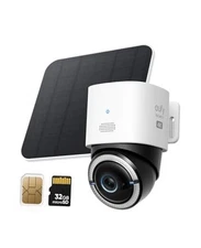  4G LTE Cam S330, 4K Cellular Solar Security Cameras Wireless Outdoor, Pan and 