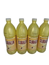Cloralen Aromas Lemon Fresh Bleach Removes Stains Lasting Scent 32.12 Oz 4 PACK