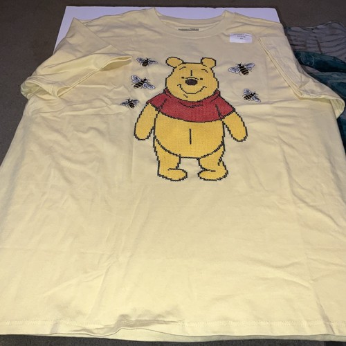 CAMISETA DISNEY Disney Winnie The Pooh Punto de Cruz Talla 2X TOTALMENTE NUEVA - Imagen 3 de 24