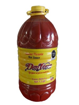 Salsa Don Vasco Hot Sauce 5 Litros Morelia Michoacan Mexico