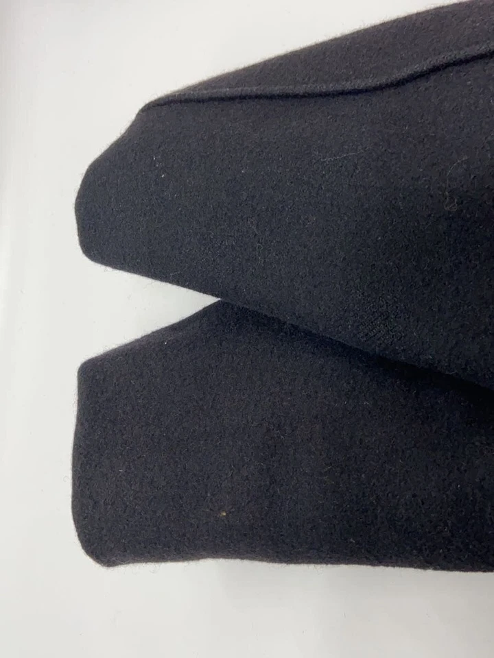 Schott 740N Pea Coat Dark Navy Wool Blend Size 36 Made in USA Quilted Lining - Image 4 of 4