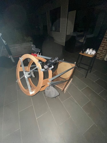 Huge 12” dobsonian newtonian reflector telescope with collapsible truss frame - Picture 5 of 7