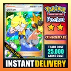 Clemont - Pokemon TCG Pocket - Full Art ⭐⭐ Crimson Blaze - English - Fast ✅
