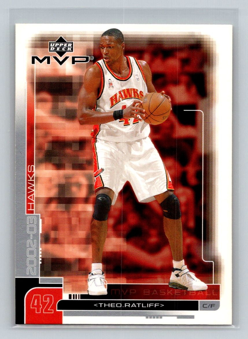 2002-03 Upper Deck MVP #6 Theo Ratliff Atlanta Hawks Basketball