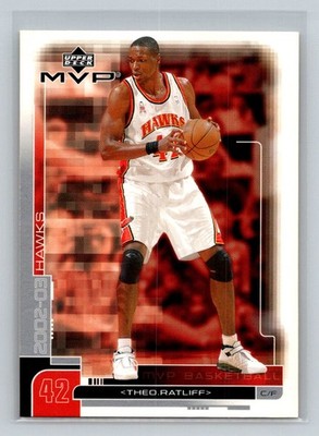2002-03 Upper Deck MVP #6 Theo Ratliff Atlanta Hawks Basketball