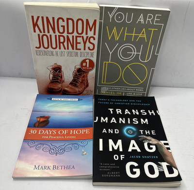 Kingdom Journeys + You Are What You Do + 30 Days Hope PB Lot 4 Christian Books