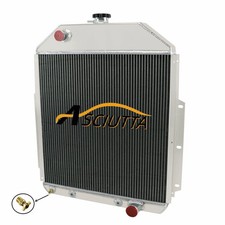 Radiator 1942-1952 Ford F1 F2 F3 Pickup Truck V8 Engine 4 Row Aluminum
