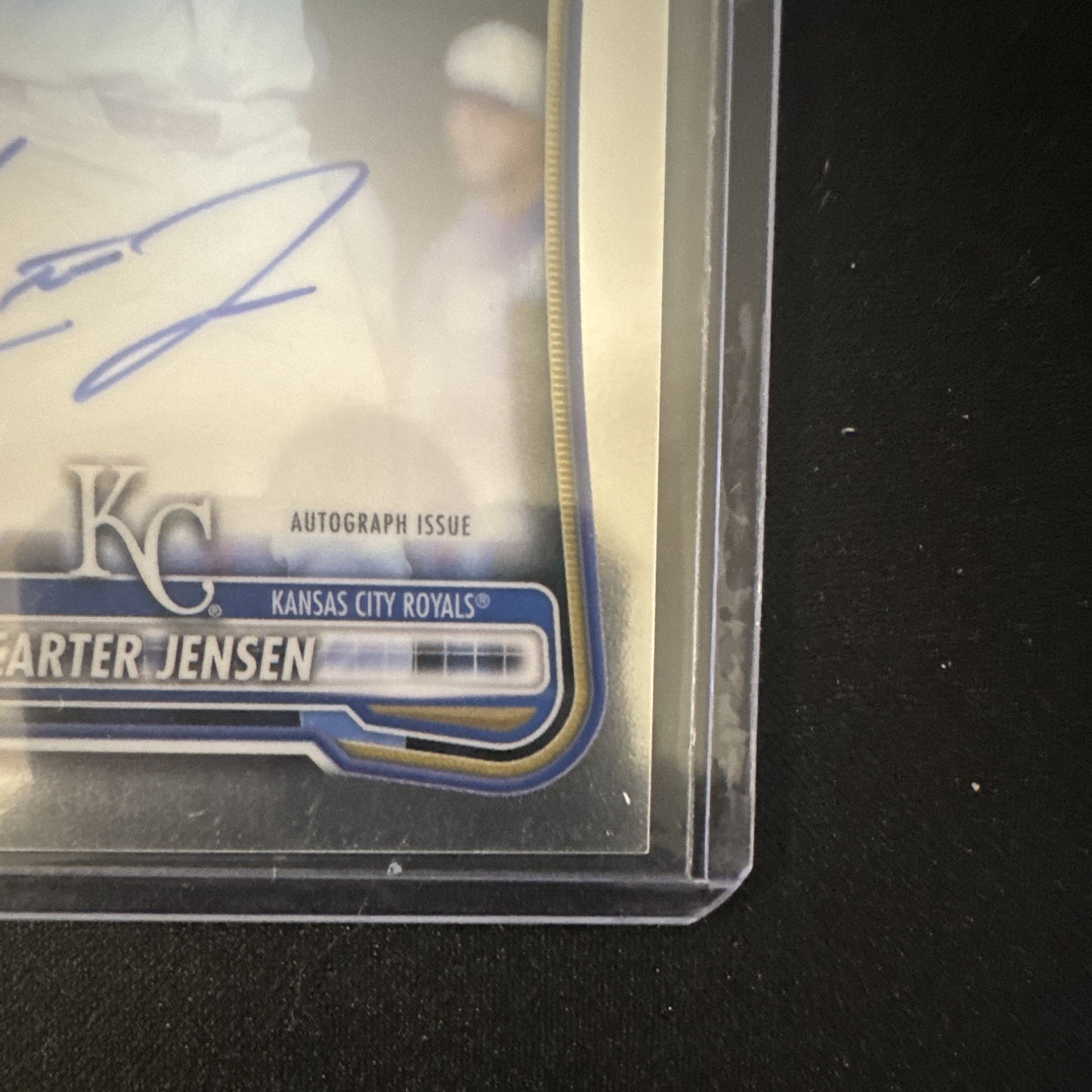 2026 Bowman Carter Jensen Chrome Auto Autograph RC #CRA-CJ Royals Rookie view 5