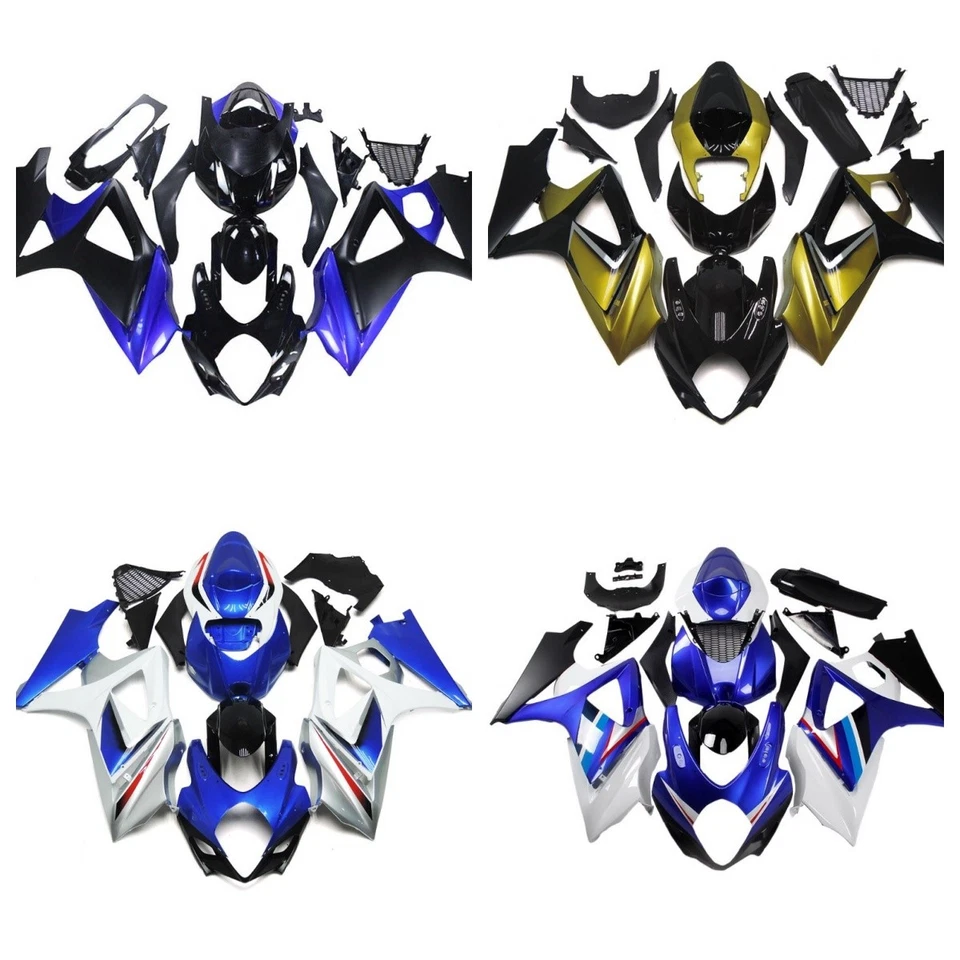 Kit de carenados de inyección ABS para carrocería Suzuki 2007 2008 GSXR1000 K7 07 08 Foto 2 de 4