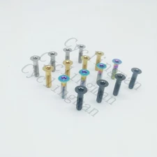 Titanium Ti bow tie Bolt/Screw*4 fit SpeedPlay Zero,Light Action&X Pedal