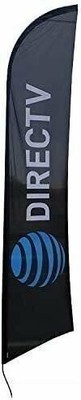 DirecTV Direct TV Feather Banner Swooper Flag, Replacement Flag Only