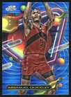 2023 Topps Cosmic Chrome Basketball Blue Moon Refractor Immanuel Quickley #82