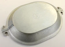 Vintage Guardian Service Dutch Oven Roaster Lid Cover Only Aluminum 13x10 Hammer