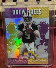 2014 Panini Rookies & Stars Crusade Dree Brees Purple Gold /49 #40🔥🔥🏈
