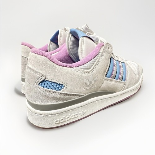 Adidas Zapatos Prendas para el torso bajas Blanco Gris Azul Rosa Cuero Gamuza Tenis para hombre 11.5 - Imagen 9 de 16