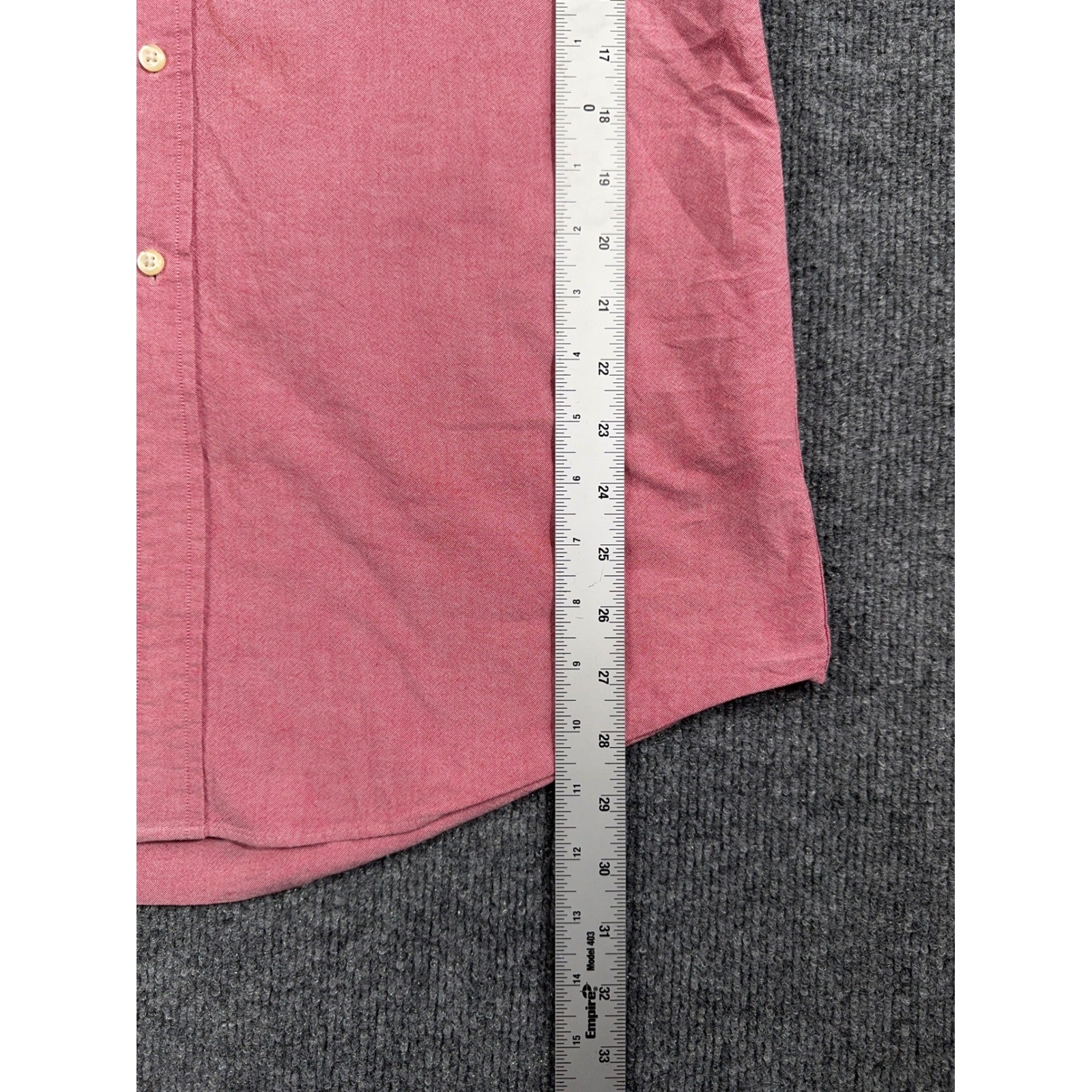 Tommy Hilfiger Heritage Oxford Red Button Down Shirt Mens Medium thumbnail 6