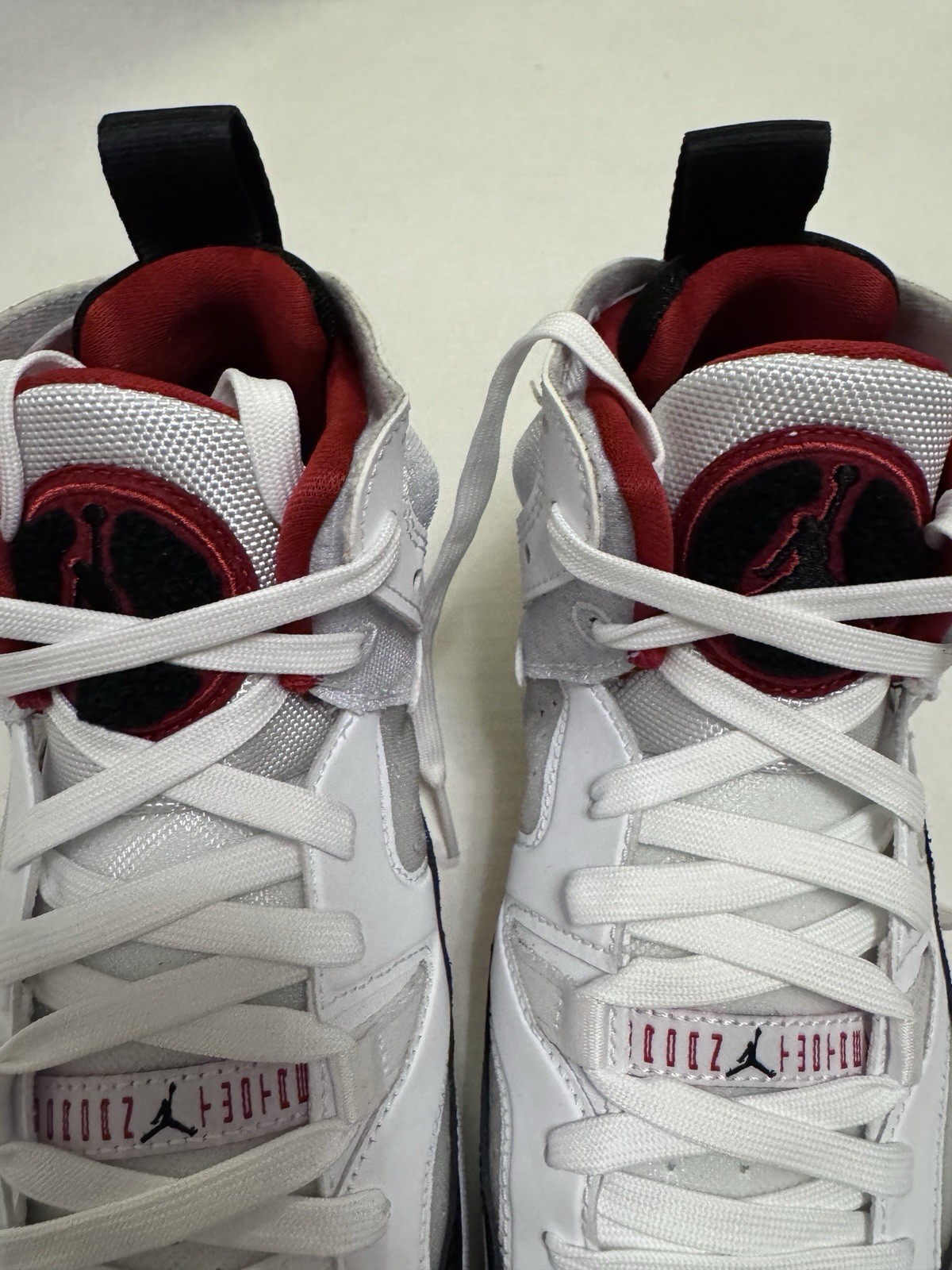 Nike Air Jordan Jumpman Two Trey "Bred" White Black Red DO1925-106 Men Size 7 thumbnail 3