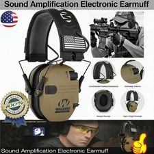 New Walker’s Razor Slim Electronic Muff  Anti-noise -Earphone (Khaki) US