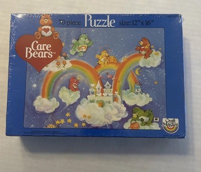 Care Bears Puzzle VTG 1983 70 Piece 12''x16'' Craft Master Puzzle Jigsaw NIP