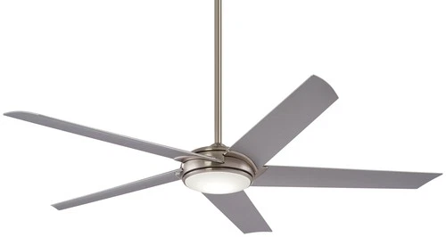 Minka Aire Raptor 60" Ceiling Fan - Silver 5-Blade Remote Control - Picture 1 of 2