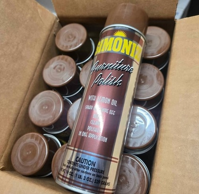 #ad Simoniz Furniture Polish with Lemon Oil 19 fl Oz Pack Of 12 $59.99