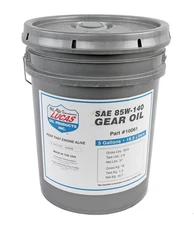 Lucas Oil 10061 Gear Lube, Heavy Duty Plus Gear Oil, 85W140, 5 Gallons, Each