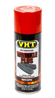 VHT Wrinkle Plus Coating Red Aerosol - High Temperature 11 oz - 2 PACK
