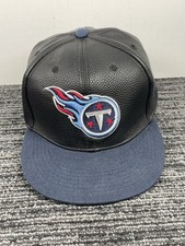 🔥 Houston Texans New Era 59Fifty Faux Leather  Logo SnapBack NFL Hat Cap