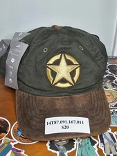 Jeep Willys Iconic Star Logo Rubicon Cherokee Cap Hat Brown And Army Green