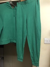 Marks Spencer Womens Tracksuit Green Size 14