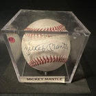 Mickey Mantle Autographed Original Baseball JSA Authenticated New York Yankees