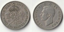 1947 Great Britain florin coin