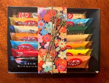 Japanese Kit Kat Large Deluxe Gift Box Tasting Lot Variety 14 Bars No Duplicates