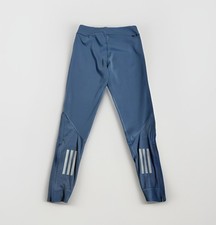 Adidas Women  s Small Blue/Gray Jogging Pants Climacool Calf Length Zippers NWOT