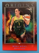 2024 Panini WNBA Origins #92 Nika Muhl RC Rookie Red /99 Storm