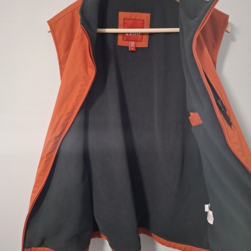 Chaleco polar sin mangas Izod naranja para hombre talla M - Imagen 6 de 8