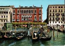Vintage Venezia Hotel Royal Danieli Excelsior Postcard Italy Scenic