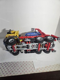 LEGO TECHNIC #42024: Container Truck Complete.Functions Fine. NO BOX.NO BOOK.