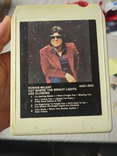 8 Track Tape Ronnie Milsap Out Where the Bright Lights Are Glowing