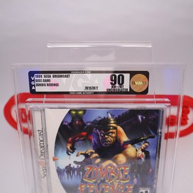 Sega Dreamcast Game ZOMBIE REVENGE - VGA Graded 90 UNCIRCULATED - NEW & Sealed!