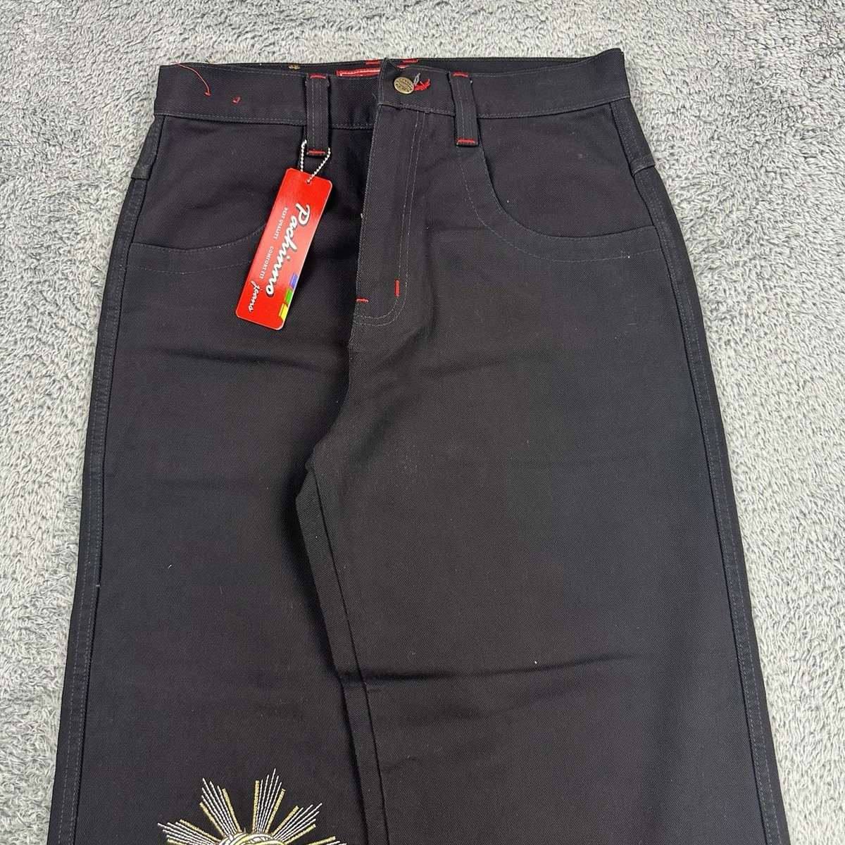 Jnco Style Baggy Jeans Men 32x29 Y2K Grunge Wide 11 Leg Opening