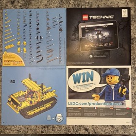 Lego Technic Bulldozer (42028) 2 In 1 Set 100% Complete Bulldozer Build