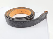 3D Belts Leather Concho Belt-Size 46 Black Full Grain Cowhide 1021XL Made In USA