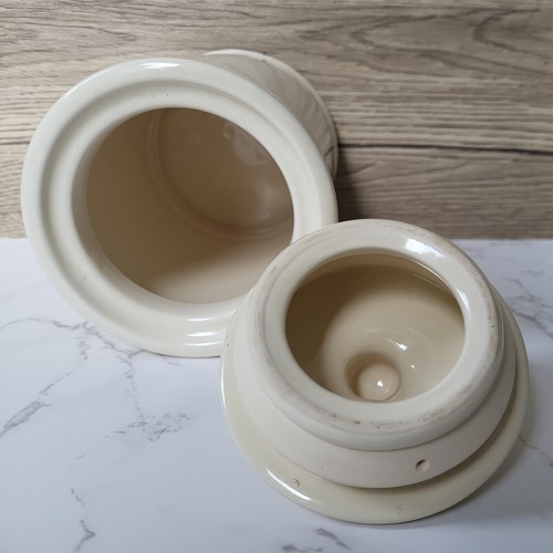 DMD David Mason Design Vintage Stars Cream Ceramic Tea Coffee Sugar Jars Ceramic - Picture 3 of 11