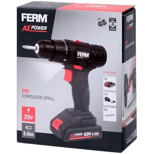 Trapano Avvitatore 20v Con Batteria Senza Fili 2Ah - Foto 1 di 3